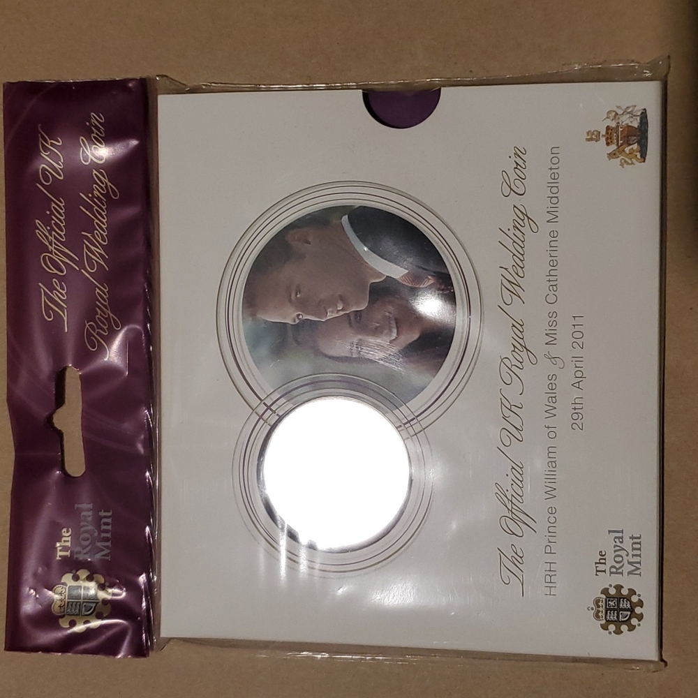 Official UK Royal Wedding Coin for William and Kate